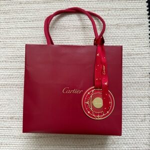 Cartier Bracelet Box, Gift Bag, and Holiday Christmas Ornament